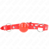 Kink - Bâillon Tpe Balle 4 Cm Avec Rojo Lock 60 X 2 Cm